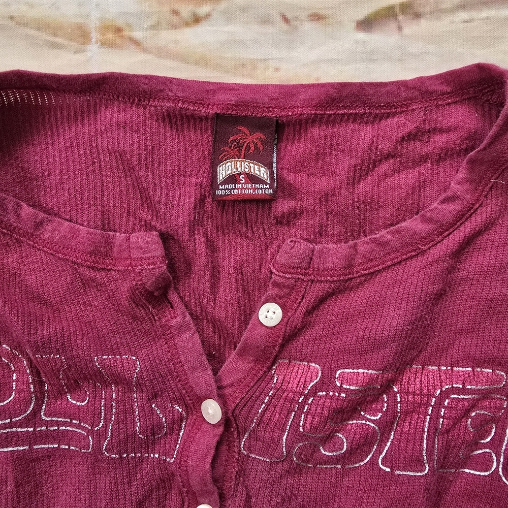 Retro Hollister Pink Shirt - Picture 5 of 6